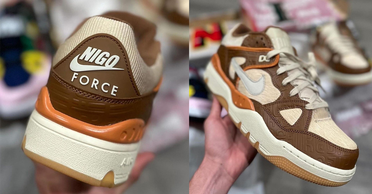 ニコ Nigo x Nike Air Force 3 Low: An earthy 'Planet of the Apes' look